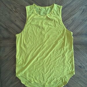 Lululemon Bright Yellow Sleeveless Tank Top